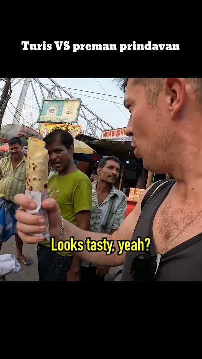 Bule Di Palak Preman#turist #india
