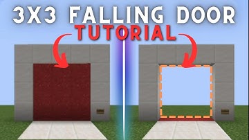 3x3 Falling Sand Redstone Door Tutorial