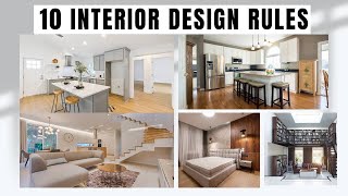 10 interior design rules to follow when decorating your house | Houzhugs