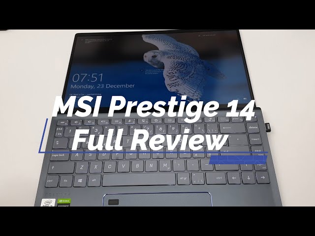 MSI Prestige 14 Full Review GTX 1650 Max-Q i7-10710U