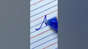 A in cursive handwriting  #Shorts #cursivewriting #handwriting #calligraphy