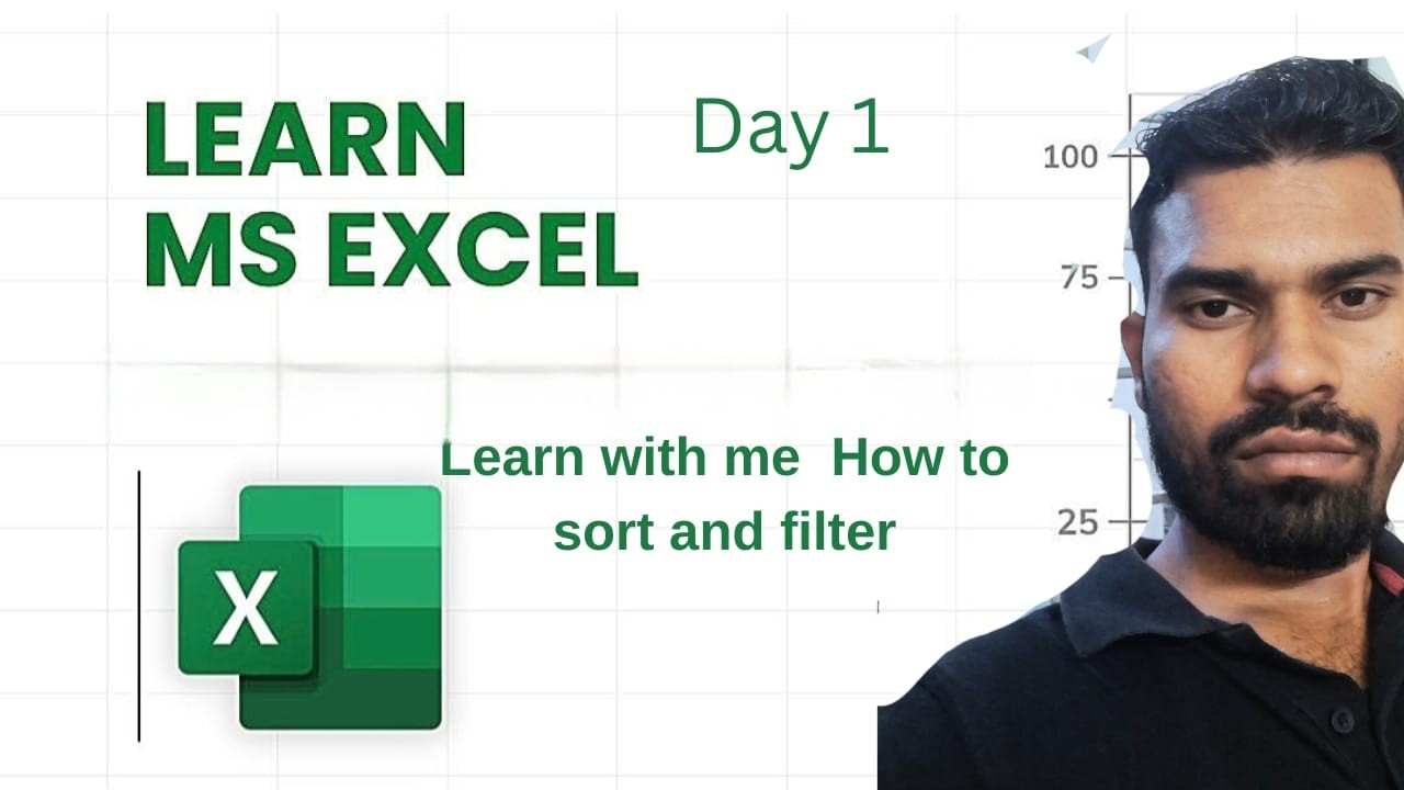 How to Sort and Filter Data in Excel | Beginner Tutorial - YouTube