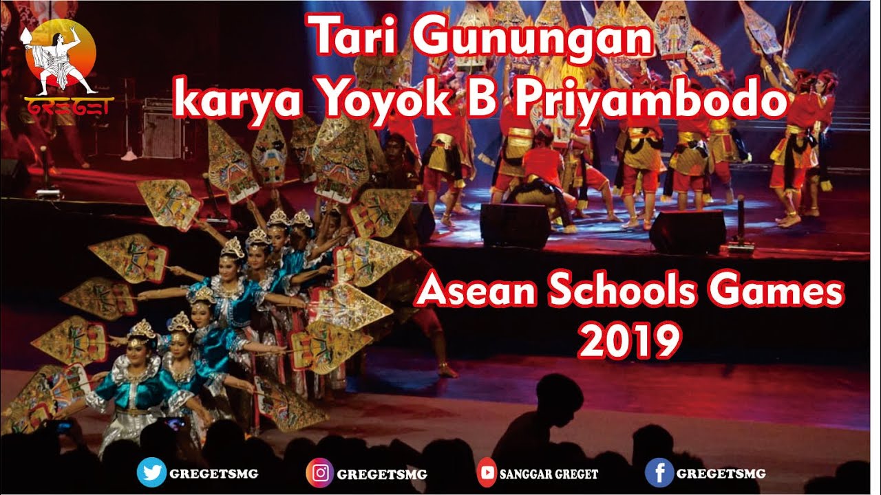 Pentas Sanggar Greget Tari Gunungan 18 Juli 2019 di Stadion Holy Semarang Opening Ceremony ASG
