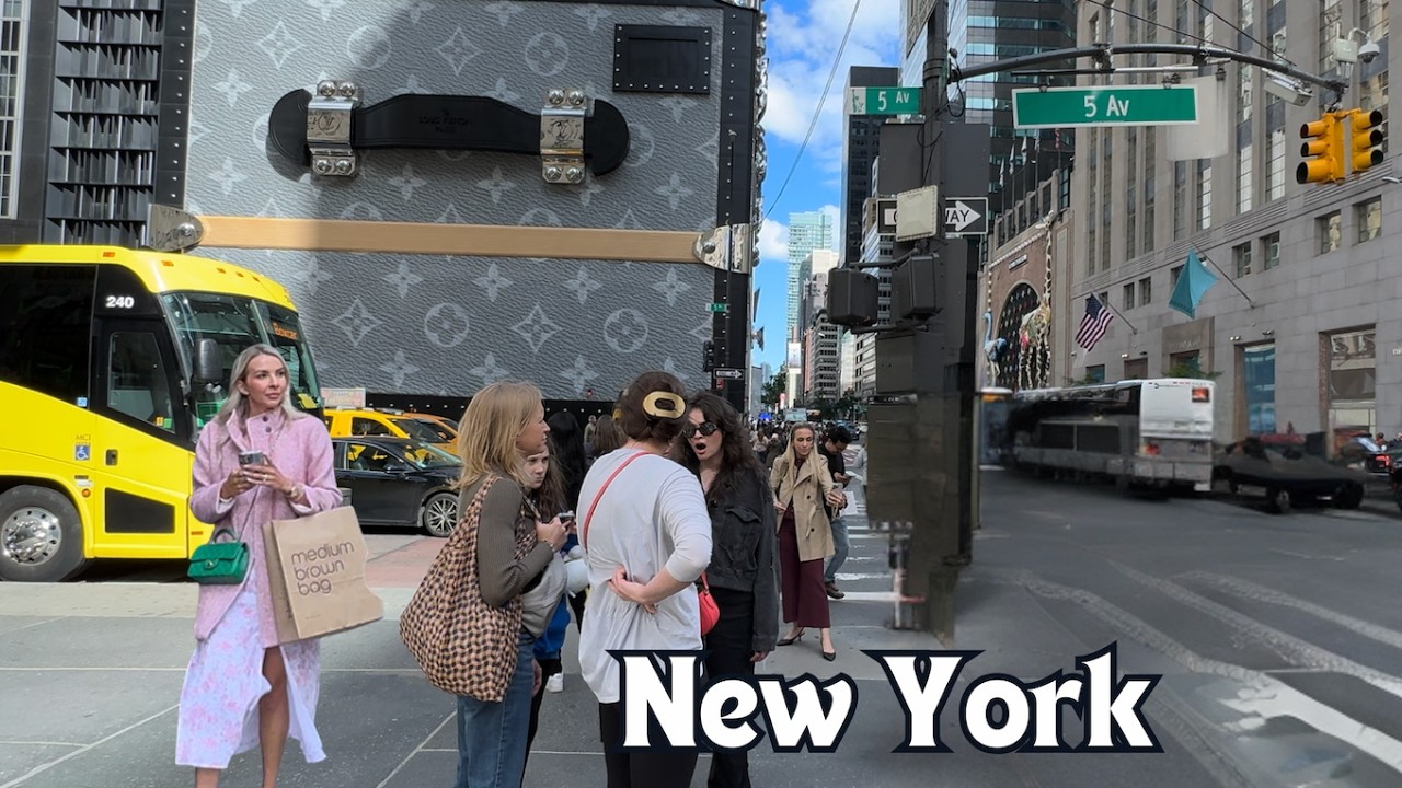 New York, Amerika Serikat | NYC | Tur Jalan Kaki 4K
