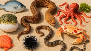видео: 🌊 Поиски пищи в океане | 🐡 Рыба-иглу, 🐍 Морская змея, 🐍 Угорь, 🦀 Красочные крабы и 🐠 Открытие ред... картинка: 🌊 Поиски пищи в океане | 🐡 Рыба-иглу, 🐍 Морская змея, 🐍 Угорь, 🦀 Красочные крабы и 🐠 Открытие ред...