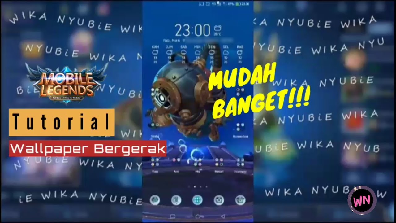 Mudah Banget Tutorial Membuat Wallpaper  Bergerak  Mobile 