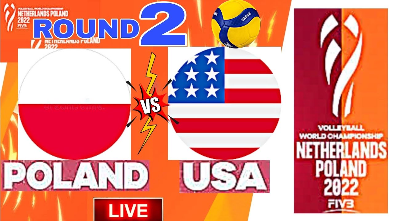 VOLLEYBALL WORLD CHAMPIONSHIP POLAND vs USA (Livescore) YouTube
