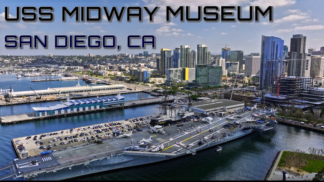 [4K] 🇺🇸 USS Midway Museum Ship Walking Tour 2025, San Diego, CA #walking #walkingtour