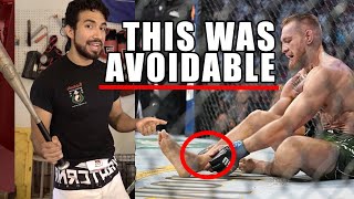 Conor McGregor's Leg Break Was Expected | Why It Happened And How To Prevent It