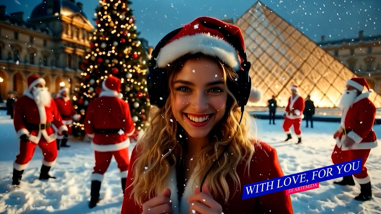 France 2026 New Year Celebration | DJ Beats and Festive Santas
