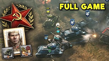 ANNIHILATION [4v4] [SOV Armored Assault Tactics] [Hill 400] — Company of Heroes 2