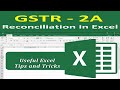 Webinar on GSTR 2A Reconciliation in Excel | Excel Tips and Tricks