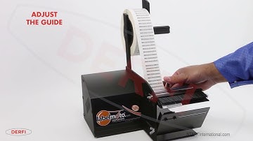 Automatic dispenser for opaque labels | LD60 25 | DERFI