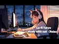 〈90min〉Lo-fi Night / study with cat - Lo-fi Tokyo 作業用 勉強用