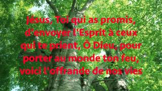 Video thumbnail of "Jésus, toi qui as promis"