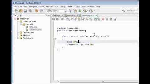 Netbeans Java Tutorial - 4 Variables & Datatypes - Part 2