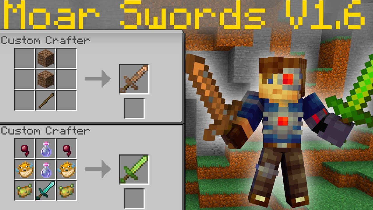 Wasd Moar Swords Datapack 1 17 1 Minecraft Data Pack