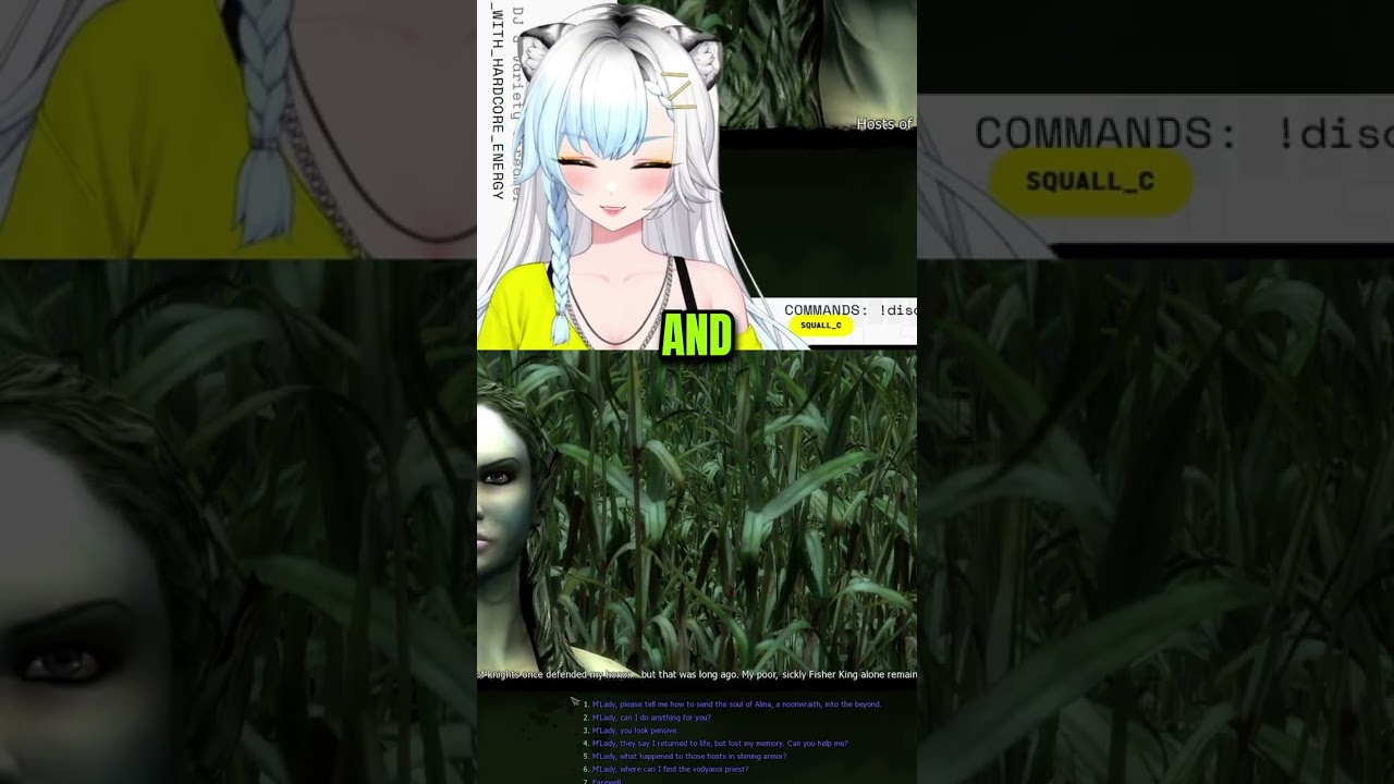 watcha doin, lookin at her hair | #vtuber #twitch #vtuberclips