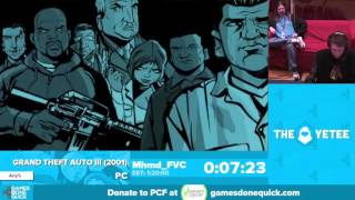 Grand Theft Auto III by Mhmd_FVC in 1:18:59 - Awesome Games Done Quick 2016 - Part 104