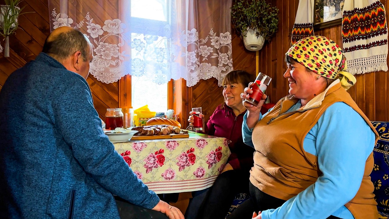 Village Morning with Julia: Feeding Cows and Cooking Delicious Sausages