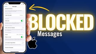 How to Check Blocked Messages on iPhone