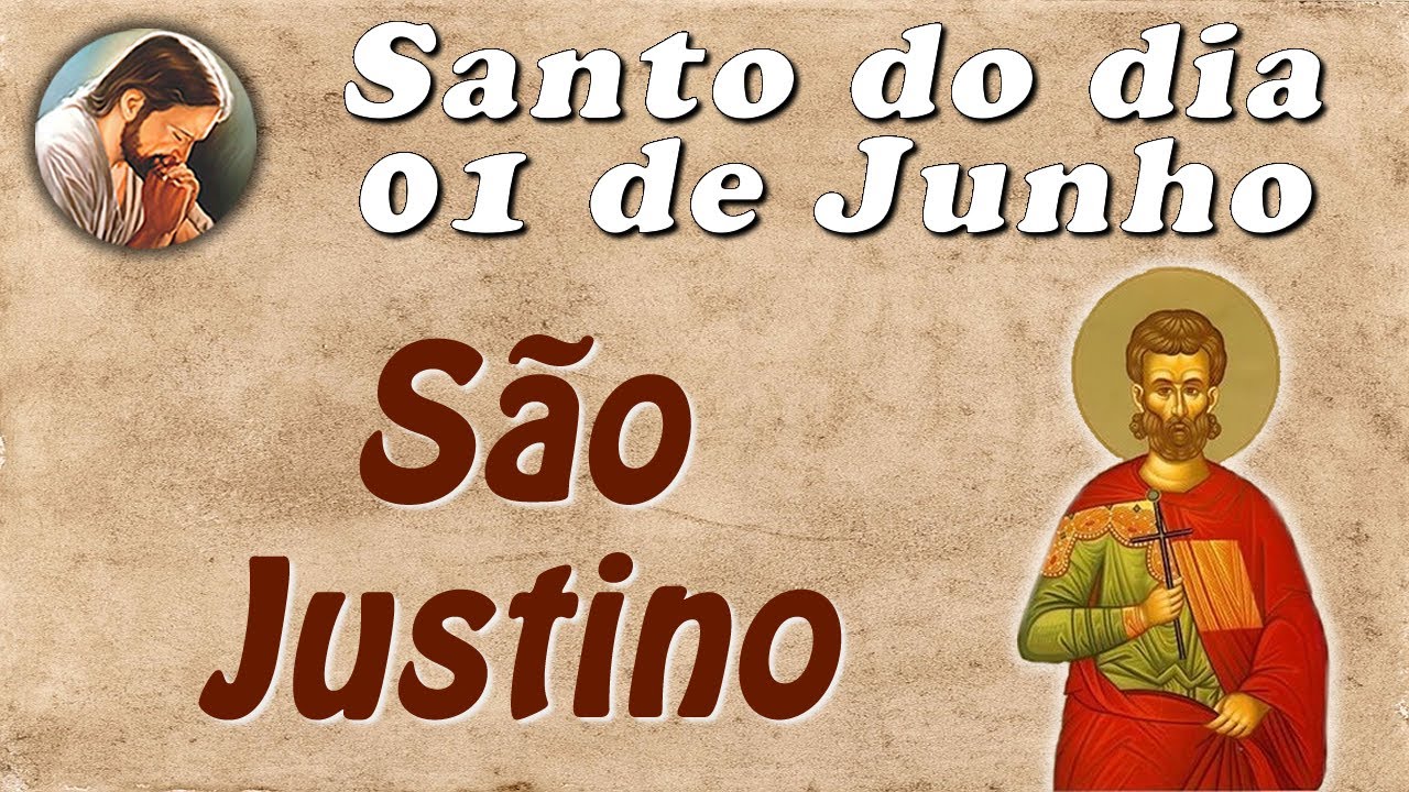 História de São Justino - Santo do dia 01 de Junho - YouTube