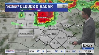 Extreme heat gives way to storms as early as tonight | KXAN Forecast (June 18)