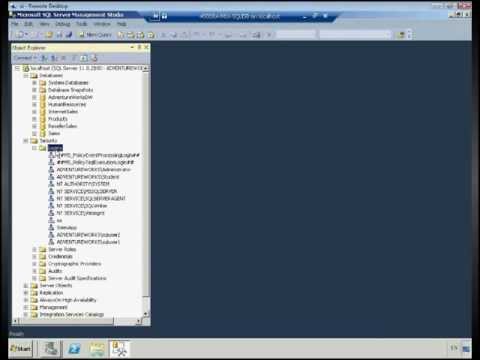 Create SQL 2012 Login