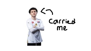 2 pro players carried me to monthly finals... (again)