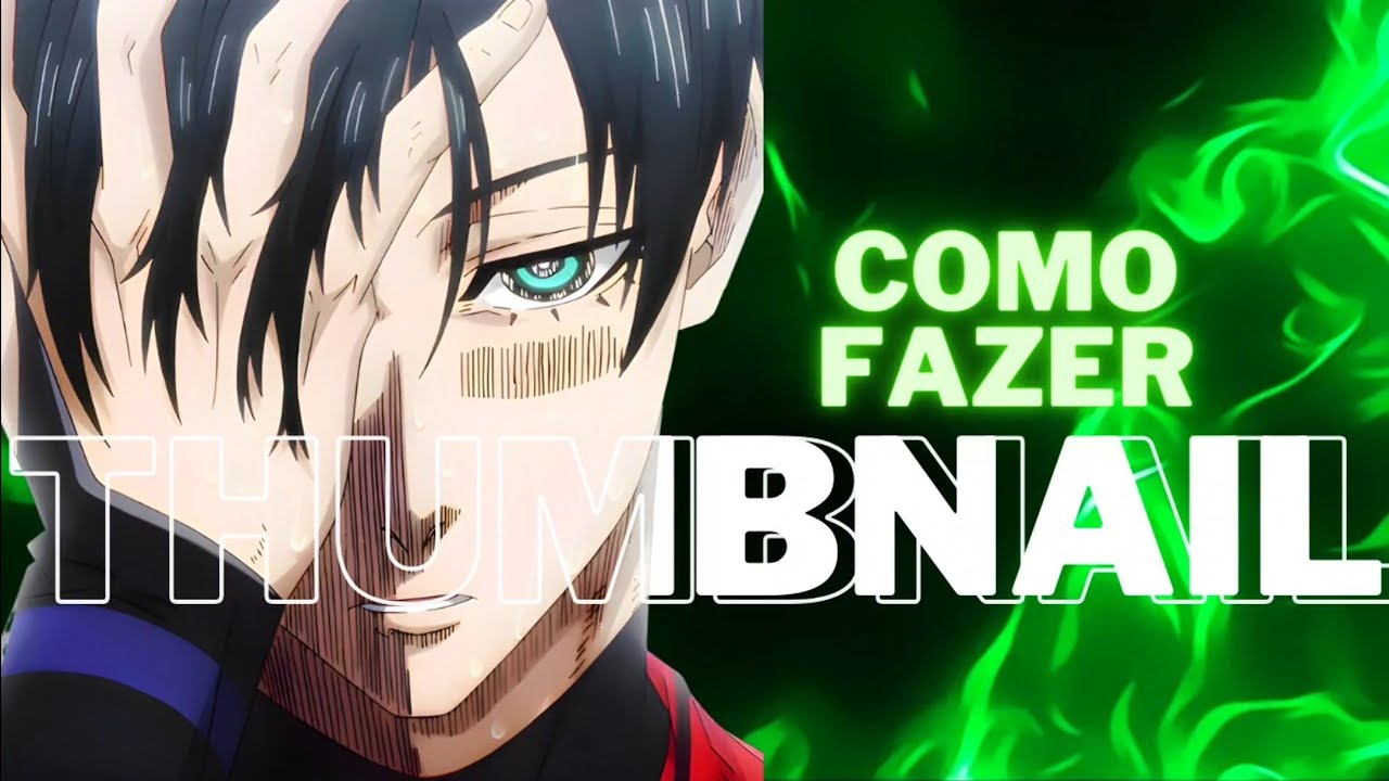 Como fazer THUMBNAIL de anime pelo CANVA