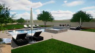 Pool Plans Arizona | 3D Design Rendering | Pool Permit Plans AZ