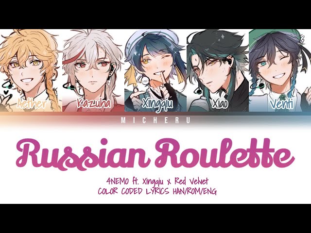 Red Velvet – Russian Roulette Color Coded Lyrics HAN/ROM/ENG 