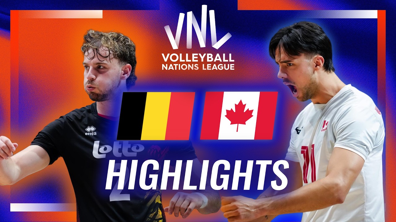 Belgium 🇧🇪 vs. Canada 🇨🇦 - Highlights | Week 3 | Men's VNL 2026