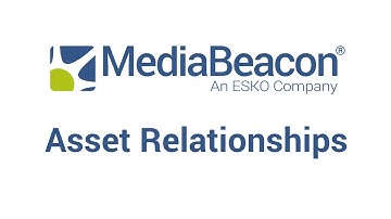 MediaBeacon DAM Asset Relationships