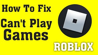 How To Fix Can't Play Any Games In Roblox Android & Ios || fix Roblox Not Open Problem Android & Ios screenshot 2