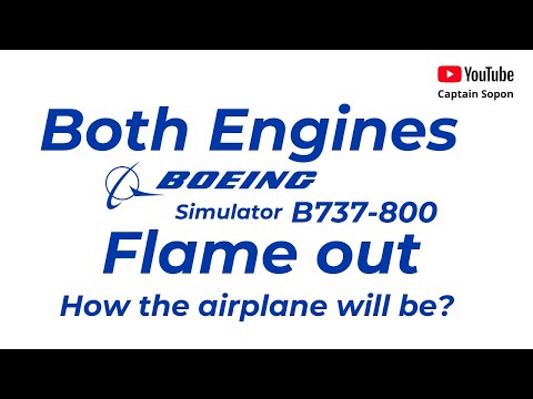 If both engines flame-out, how the aircraft will be เครื่องยนต์ดับทั้งสองข้างเครื่องบินจะเป็นอย่างไร