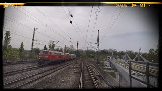 Führerstandsmitfahrt MEX 13 Aalen Hbf - Stuttgart Hbf (BR 145)