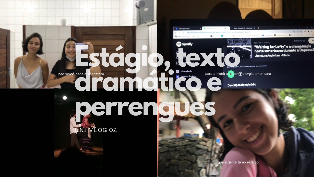 uni vlog - aula com texto dramático 🎭 (Waiting for Lefty by Clifford Odets)