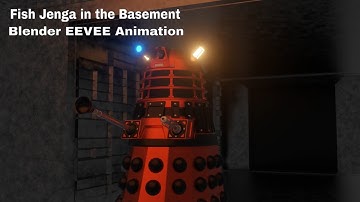 Fish Jenga in the basement - Blender EEVEE Animation