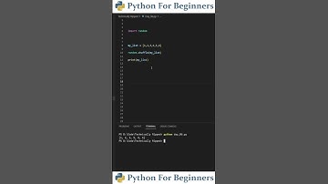 How To Shuffle A List | Python For Beginners