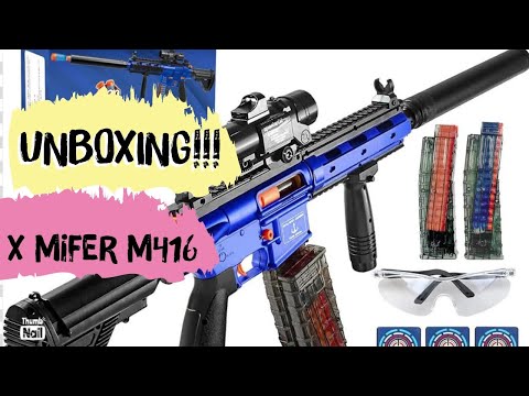  Xmifer Toy Guns Electric Machine Gun for Nerf Guns