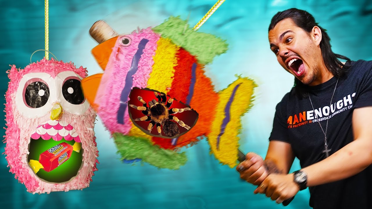 DON'T Hit The Wrong Piñata Challenge! YouTube