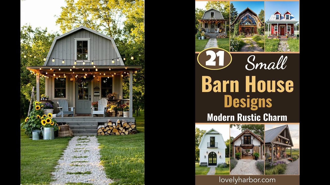 Rustic Barn Style Homes With Porch