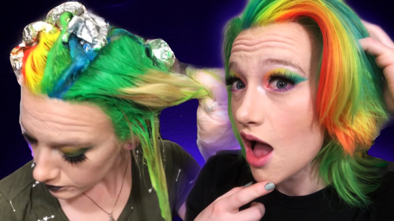 *NEON* St. Patrick’s Day Hair | UNDERGROUND COSMETICS