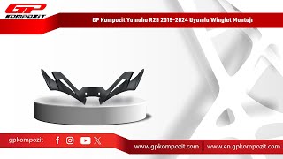 Gp Kompozit Yamaha R25 2019-2024 Uyumlu Winglet Montajı