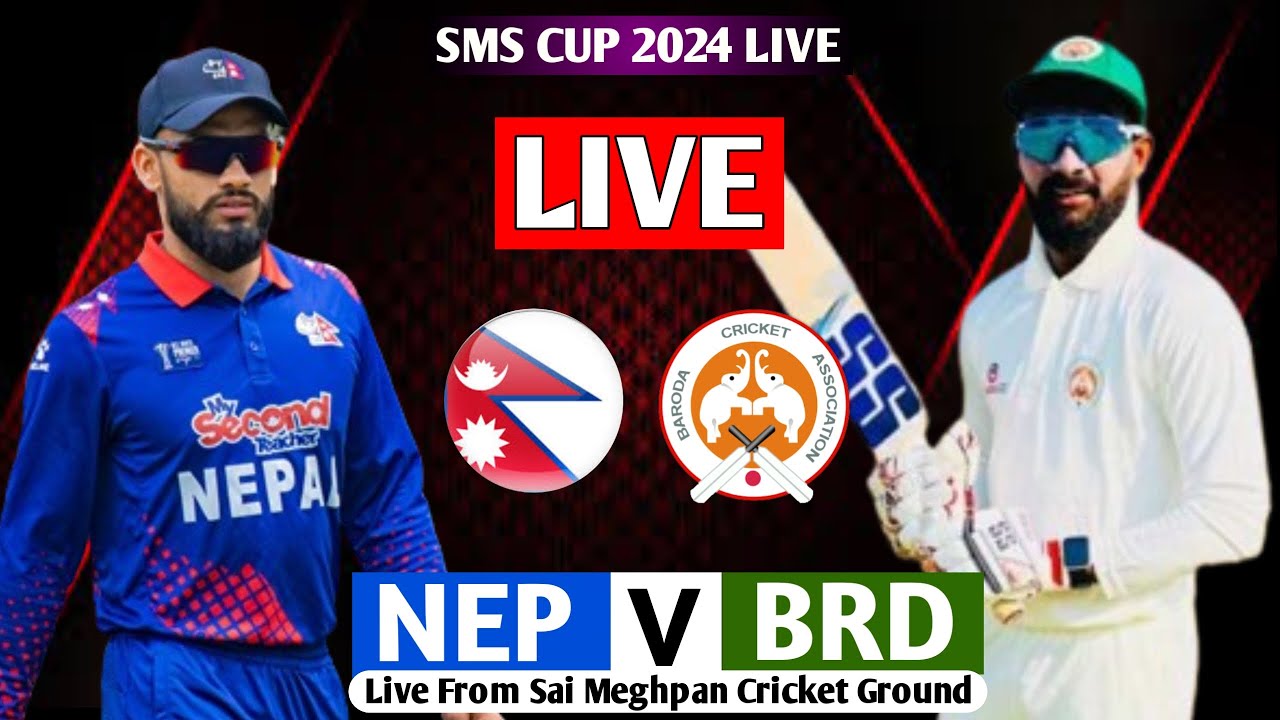 NEPAL VS BARODA TRIANGULAR T20 SERIES 2024 LIVE NEPA TOUR OF INDIA