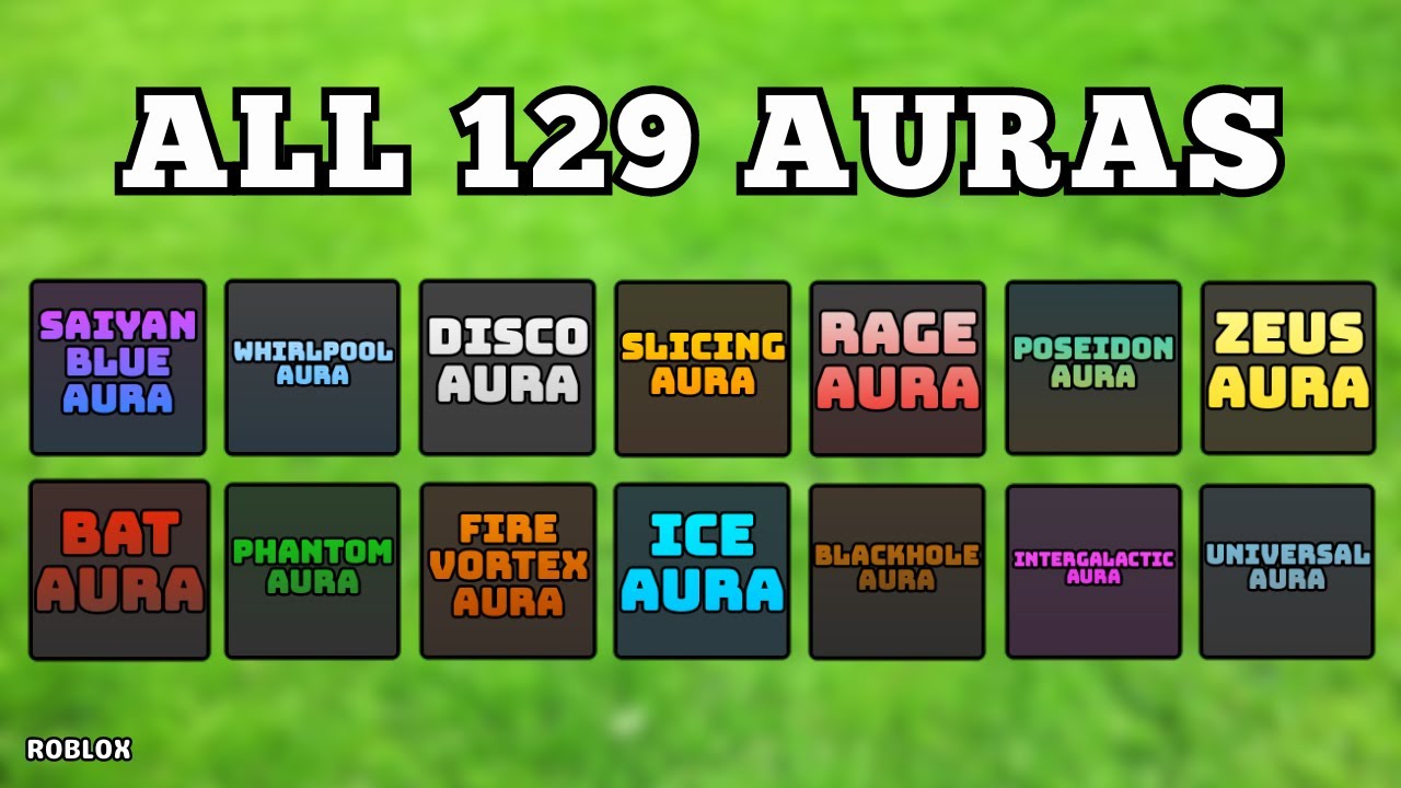 aura様　オーダー確認ページ How To Get All 129 Auras in Find The Auras (129) | Roblox - YouTube