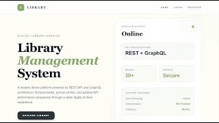 Essay Midterm: RESTful vs. GraphQL APIs - Library Management System