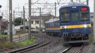 【塗装変更して出場】東武8000系8198F(フライング東上色)栗車管出場試運転 往路・復路