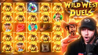 I GET AN INCREDIBLE SUPER BONUS SETUP ON WILD WEST DUELS!! TOP SYMBOL FULL LINE!! (Bonus Buys) screenshot 3